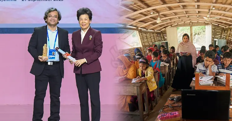 সিধুলাই ভাসমান স্কুলের প্রতিষ্ঠাতা প্রকৌশলী মোহাম্মদ রেজোয়ান